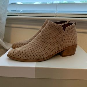 Franco Sarto Suede Booties
